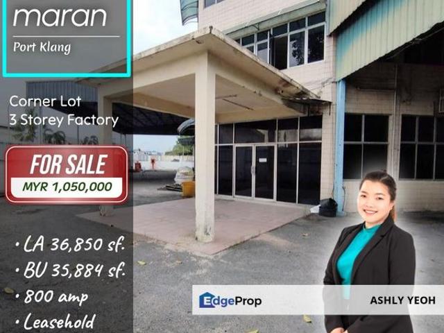 Warehouse for sale in Port Klang, Selangor