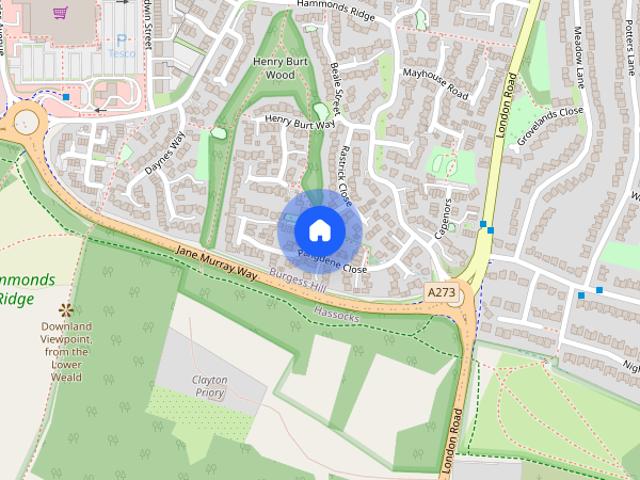 House for rent in Perryfields, West Sussex