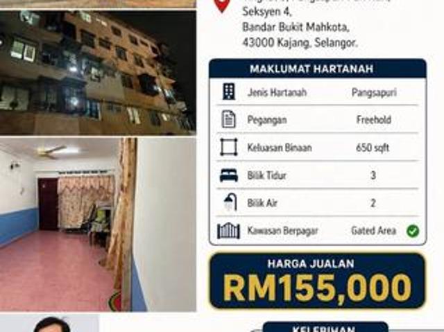 Flat for sale in Majlis Perbandaran Kajang, Hulu Langat