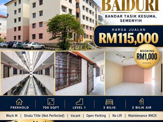Apartment for sale in Beranang, Majlis Perbandaran Kajang