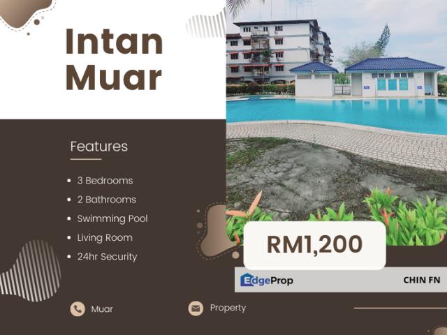 Condominium for rent in Muar, Johor