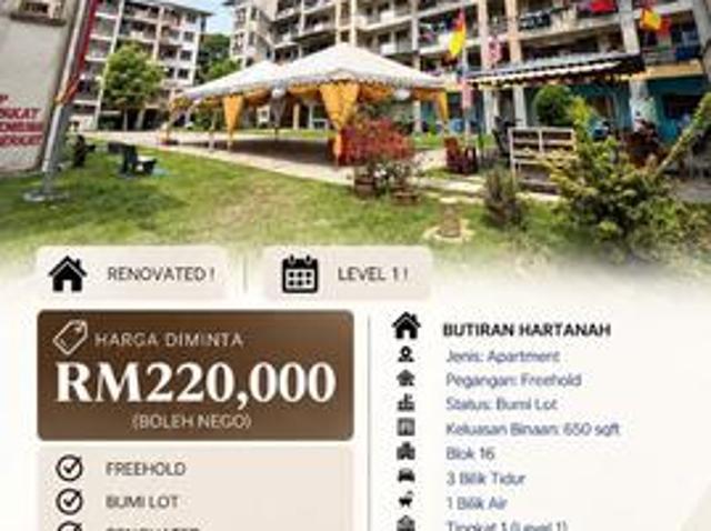 Flat for sale in Petaling, Alam Impian