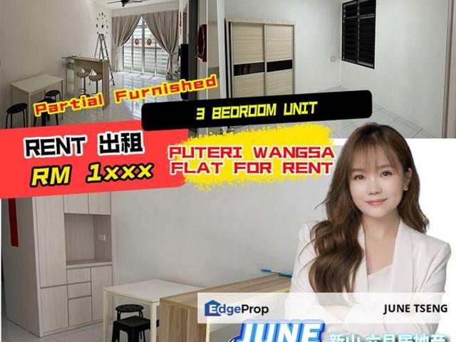 Flat for rent in Ulu Tiram, Johor