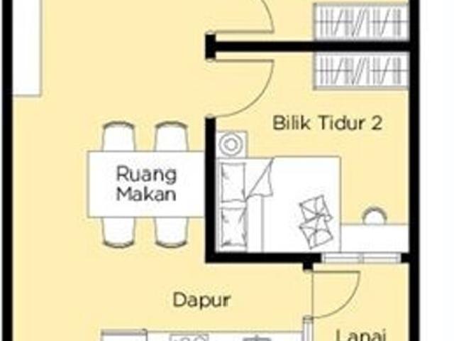 Apartment for rent in Kajang, Langat
