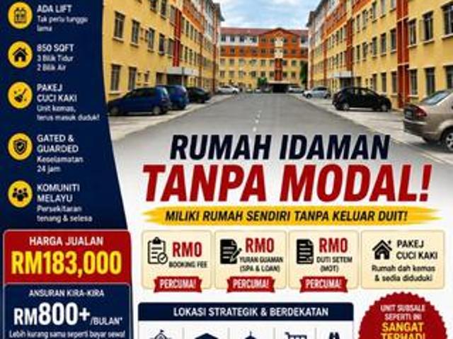 Apartment for sale in Sendayan Village, Negeri Sembilan