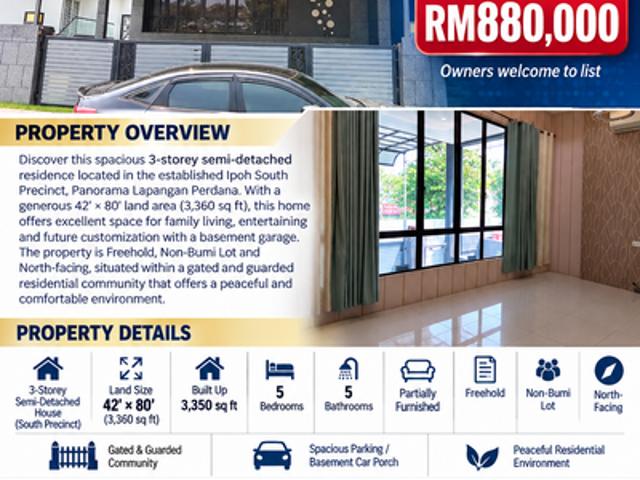 House for sale in Majlis Bandaraya Ipoh, Kinta