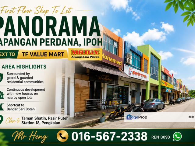 Shop for rent in Ipoh South Precinct, Majlis Bandaraya Ipoh
