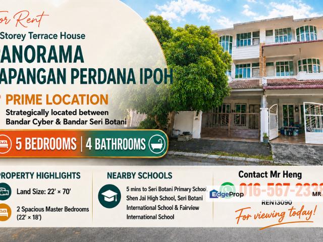 House for rent in Perak, Tanjong Ipoh