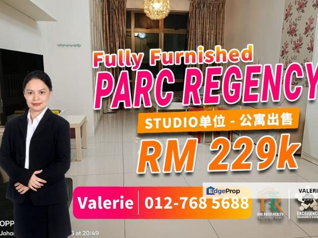 Condominium for sale in Parc Regency Johor, Plentong