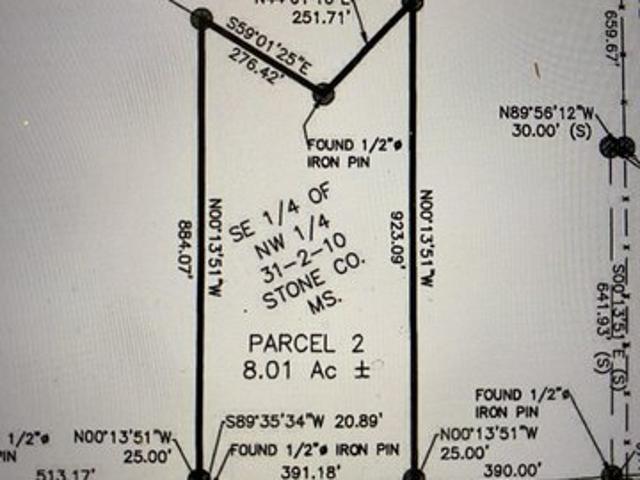 Land for sale in Wiggins, Mississippi