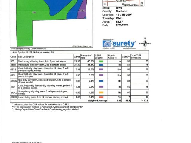 Land for sale in Truro, Iowa