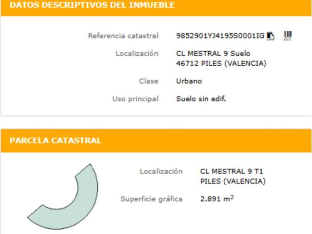 Terreno en venta en Platja de Piles, la Safor