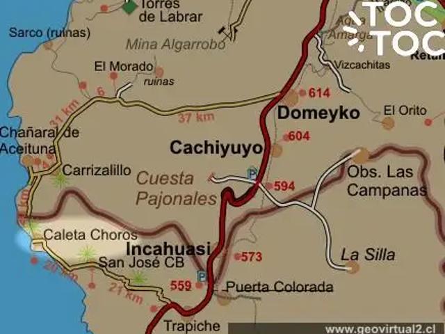 Terreno en venta en La Higuera, Coquimbo