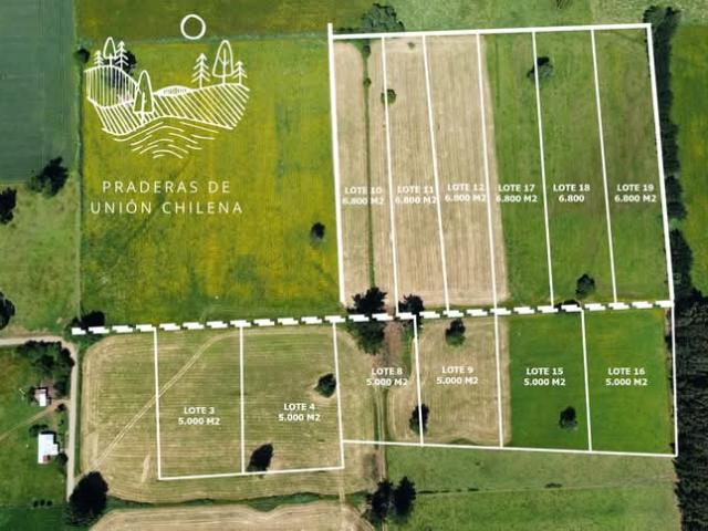 Terreno en venta en Los Lagos, Los Ríos