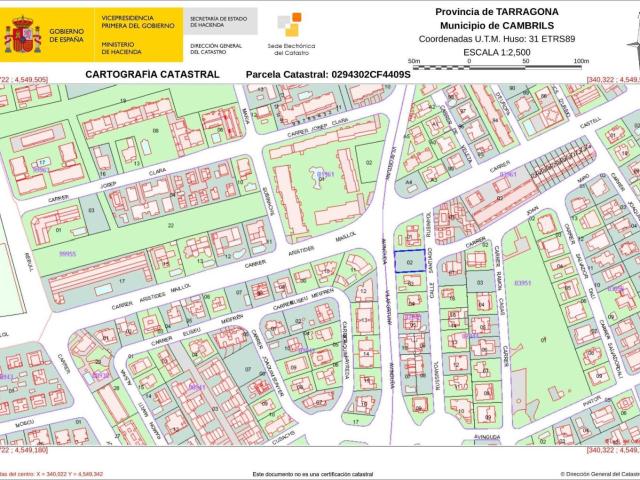 Terreno en venta en Mas d'en Bosch, Baix Camp