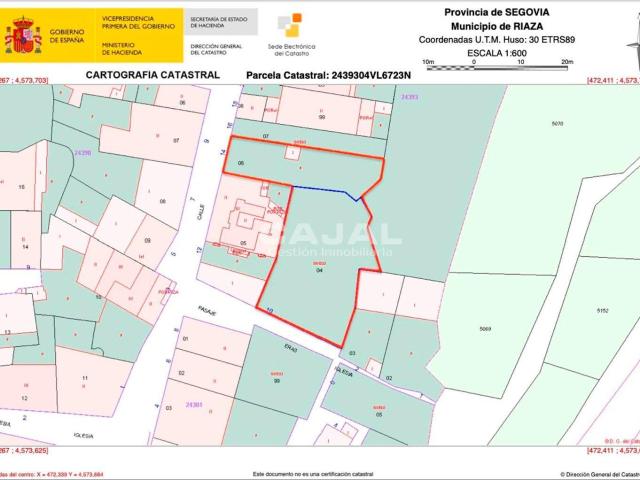 Terreno en venta en Riaza, Castilla y León