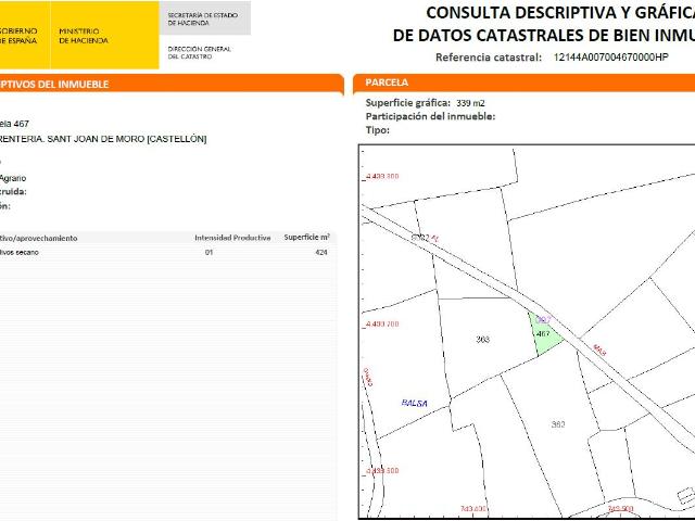 Terreno en venta en la Plana Alta, Valencia