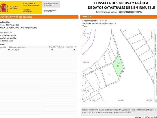 Local Comercial en venta en Santa Cruz, Área Metropolitana de Murcia
