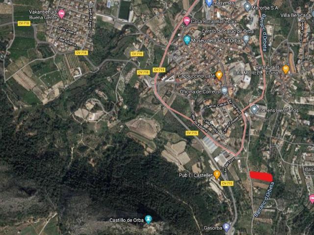Terreno en venta en Orbeta, la Marina Alta