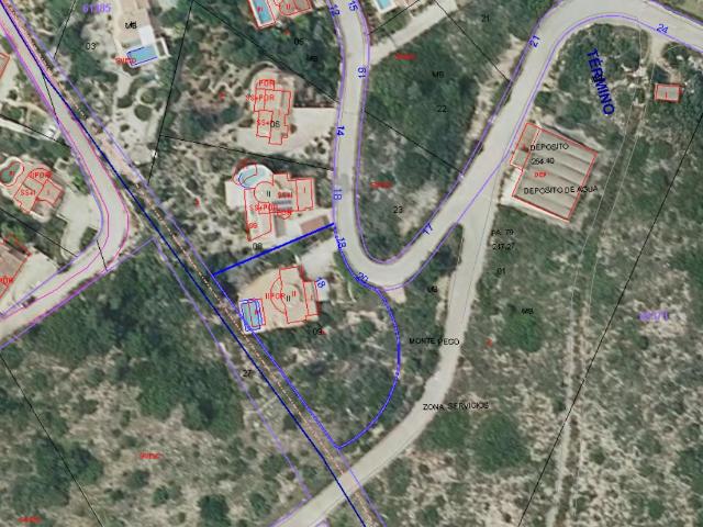Terreno en venta en Monte Pego, Dénia
