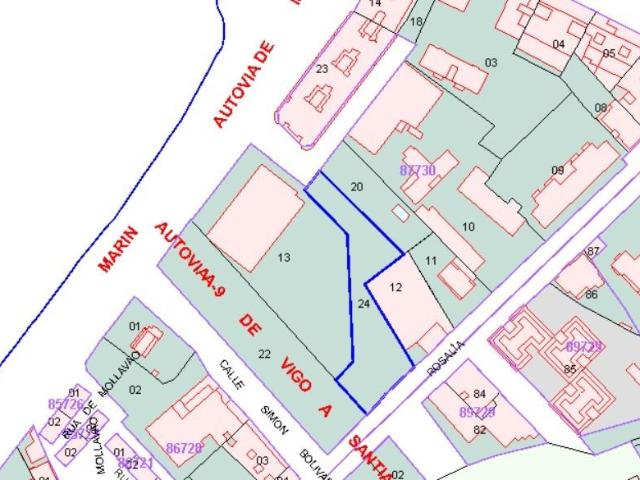 Terreno en venta en Casco Antigo, Pontevedra