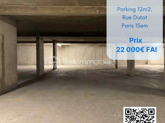 Garage vente à Paris