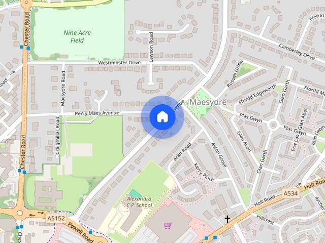 House for rent in Acton, Wrexham