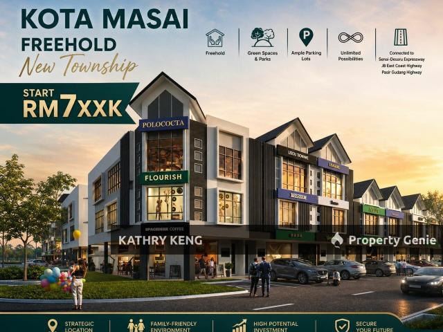 Shop Office for sale in Pasir Gudang, Johor