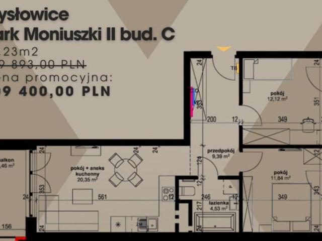 Mieszkanie na sprzedaż w Mysłowice, Śląskie