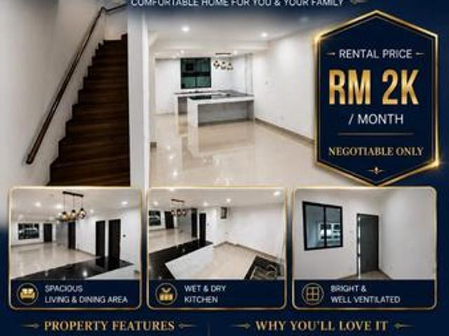 Terraced House for rent in Kinabalu, Sabah