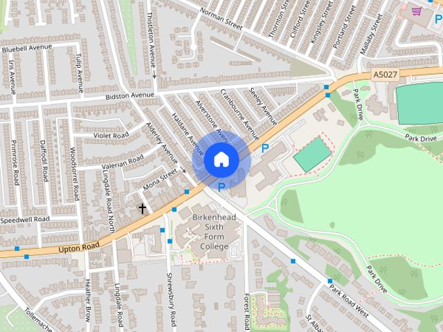 Room for rent in Claughton, Birkenhead