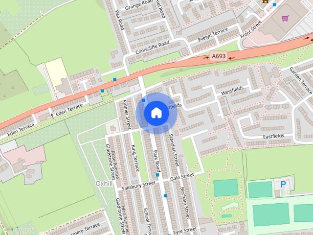 Apartment for rent in Quaking Houses, Stanley