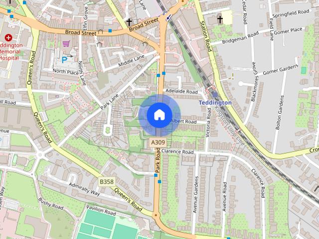 Apartment for rent in Hampton Hill, Greater London