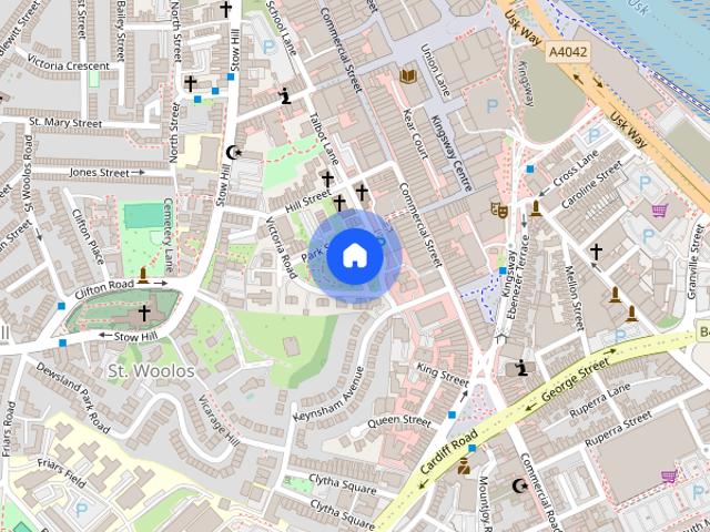 Apartment for rent in Stow Hill, Wales