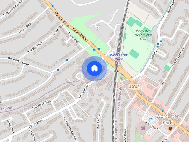 Apartment for rent in Worcester Park, Old Malden