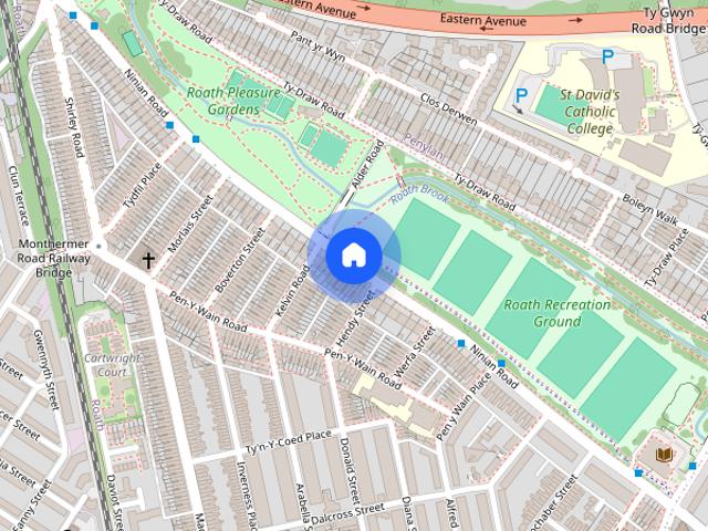 Apartment for rent in Plasnewydd, Falcon Lodge