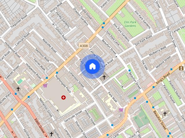 House for rent in Chelsea, Brompton