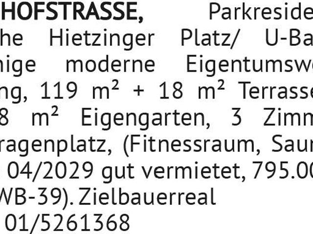 Wohnung kaufen in KG Hietzing, Wien