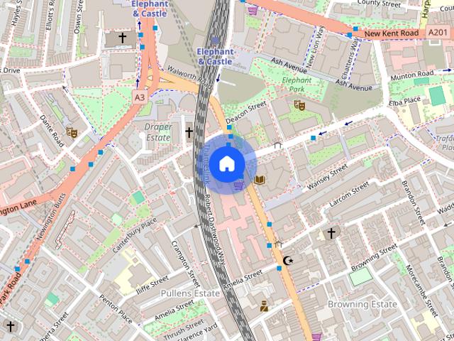 Apartment for rent in Elephant and Castle, Greater London