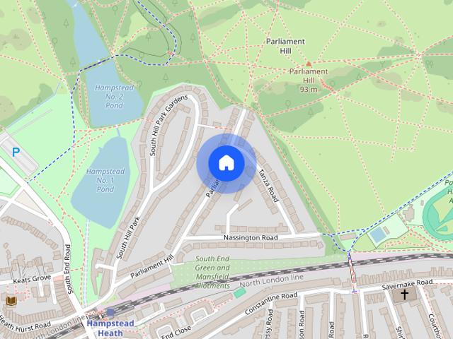 Apartment for rent in Hampstead, Belsize Park