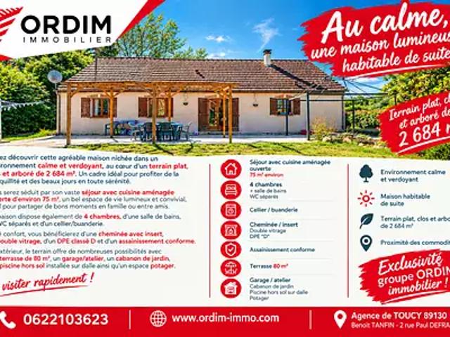 Maison vente à Chavigny, Parly
