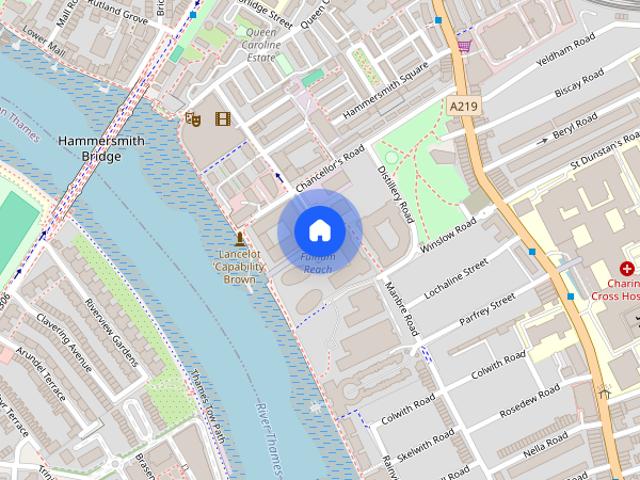 Apartment for rent in Fulham Reach, Greater London