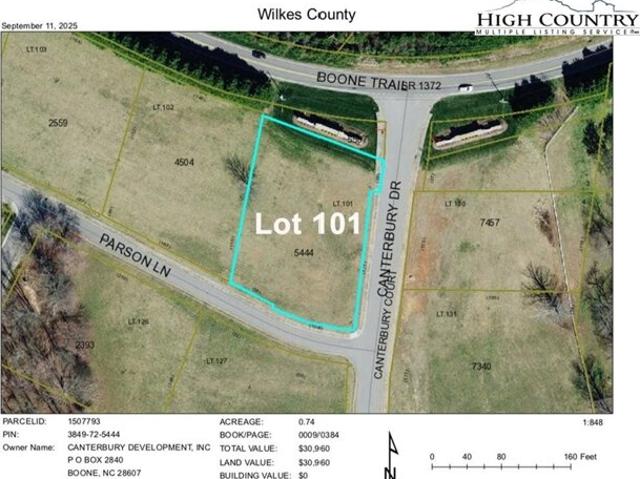 Land for sale in Millers Creek, North Carolina