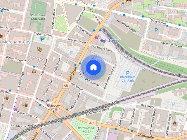 Apartment for rent in Merchant City, Glasgow