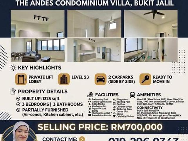 Condominium for sale in Bukit Jalil, Kuala Lumpur