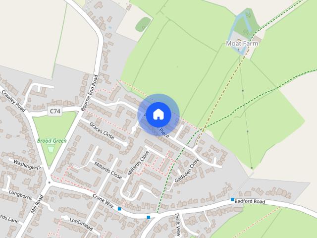 House for rent in Cranfield, Central Bedfordshire