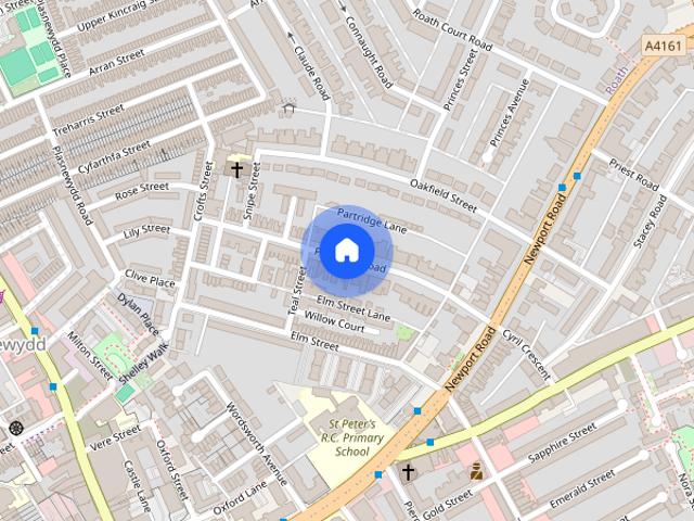 Apartment for rent in Plasnewydd, Falcon Lodge