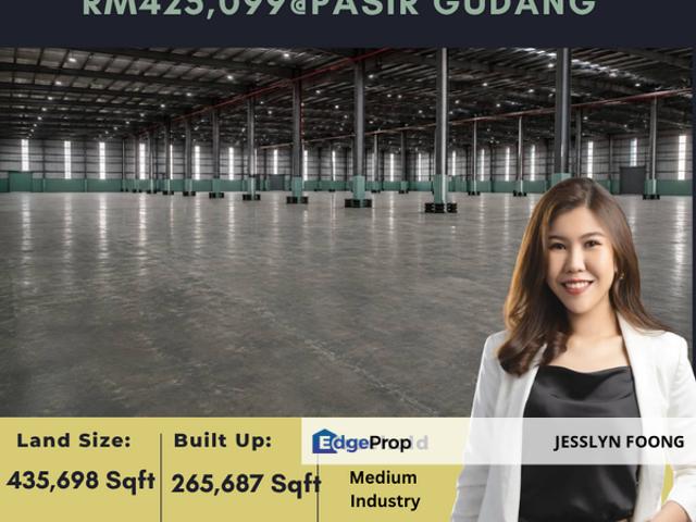 Warehouse for rent in Pasir Gudang, Johor