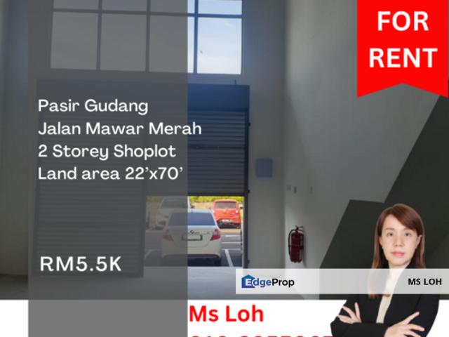Shop for rent in Pasir Gudang, Johor
