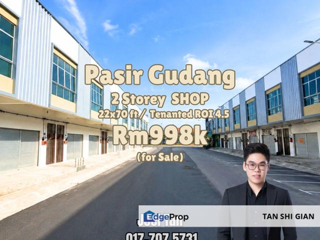 Shop for sale in Pasir Gudang, Johor